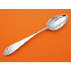 Limerick sterling silver table spoon by William Fitzgerald Irish