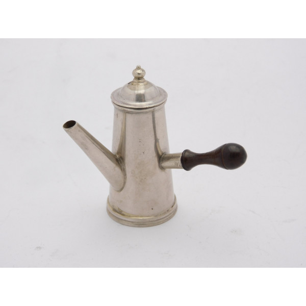 Miniature silver Georgian coffee pot by James Slater