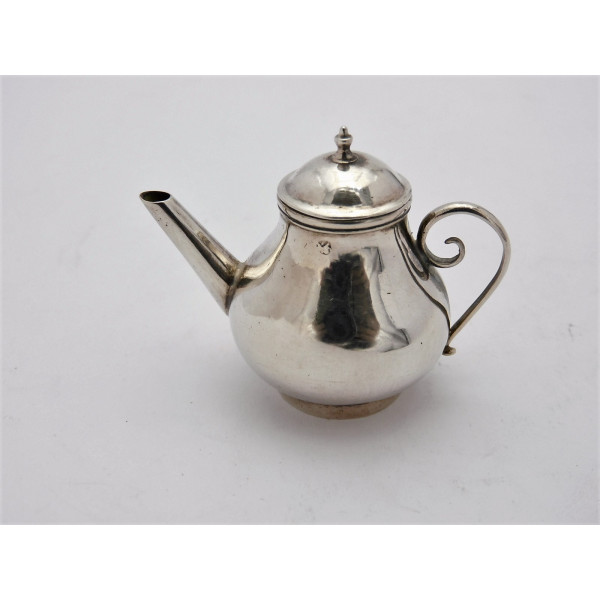 Miniature silver teapot by David Clayton 1720