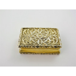 Nathaniel Mills Silver gilt vinaigrette 1826