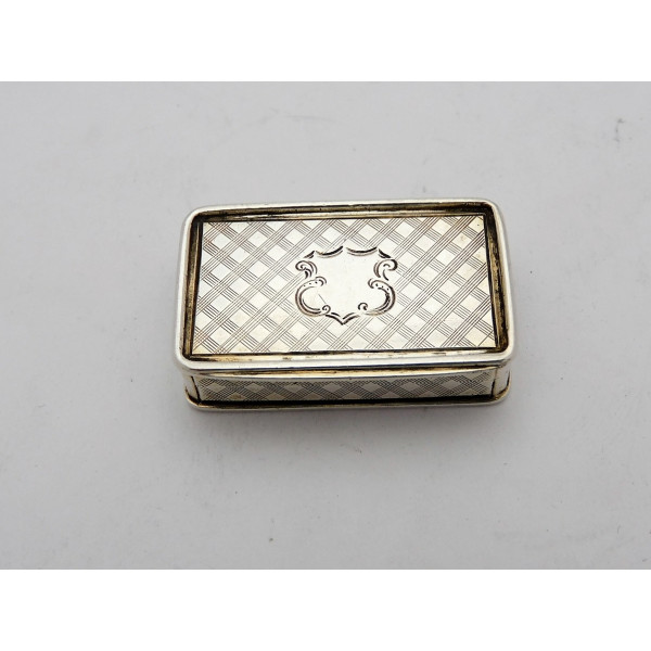 Nathaniel Mills silver vinaigrette Birmingham 1841