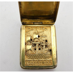 Nelson silver vinaigrette Trafalgar 1806