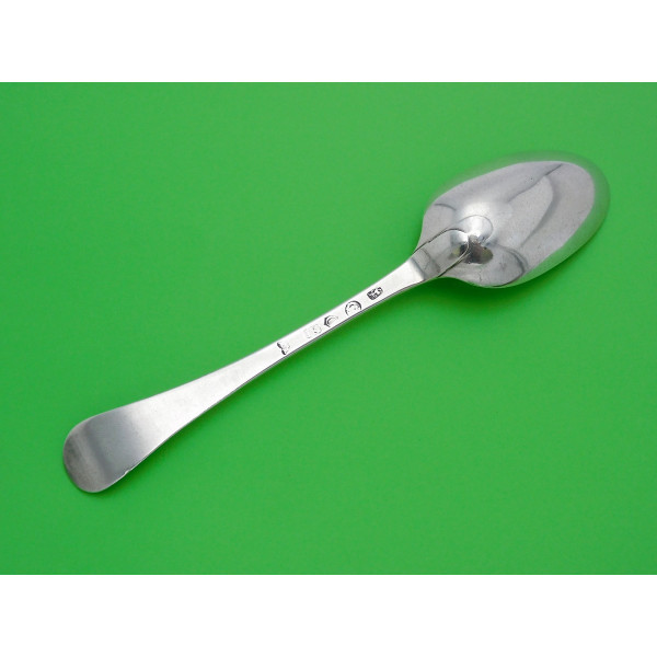 Newcastle Georgian silver table spoon by James Kirkup 1742