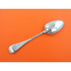 Newcastle silver Hanoverian Rattail Table Spoon by George Bulman