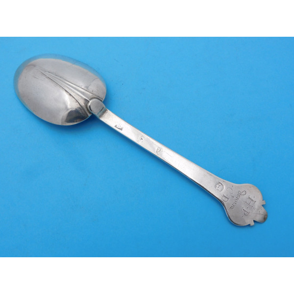 Norwich silver trefid spoon by Thomas Havers