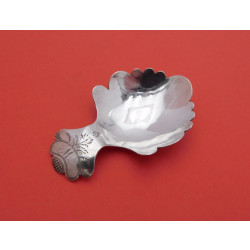 Oak Leaf silver caddy spoon 1835 v2