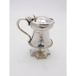 Omar Ramsden me Fecit silver mustard pot London 1927