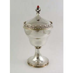 Omar Ramsden silver ciborium London 1931