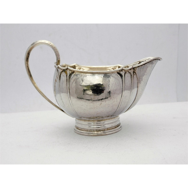 Omar Ramsden silver cream Jug London 1931