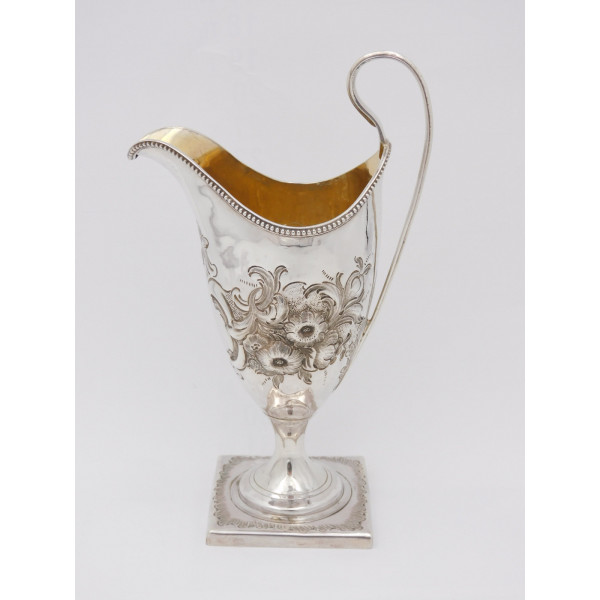 PBIB silver cream jug Peter Jonathan Bateman 1790