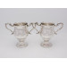 Pair Irish Silver Cup by Richard Tudor Dublin William Osbrey