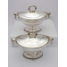 Pair Paul Storr silver sauce tureens London 1804