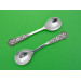 Pair Ramsden Carr silver spoons London 1912