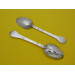 Pair silver Charles II trefid spoons 1675 Steven Venables
