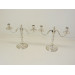 Pair silver candelabra London 1965 SJ phillips