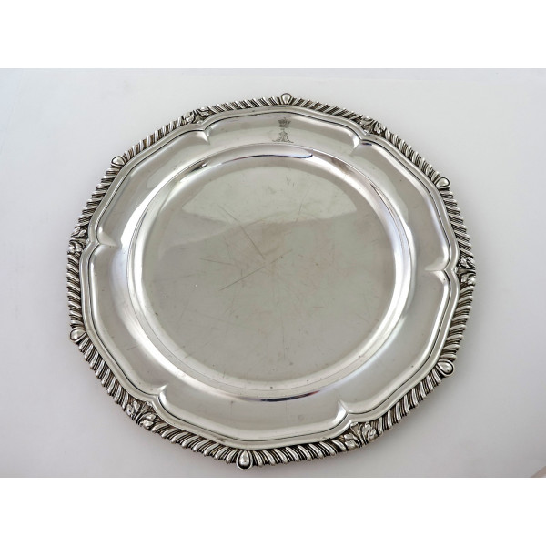 Paul Storr Silver Dinner Plate London 1828