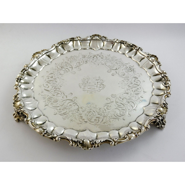 Paul Storr Silver Salver London 1837