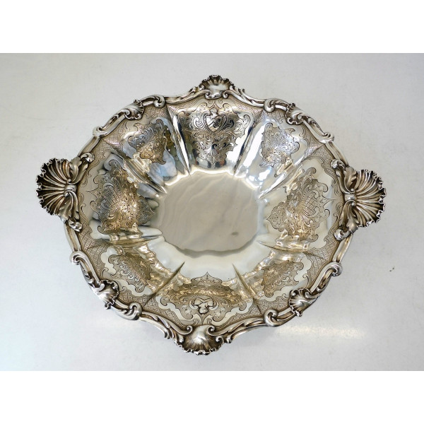 Paul Storr silver basket London 1836