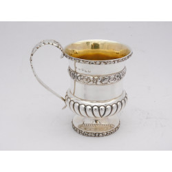 Paul Storr silver christening mug london 1819