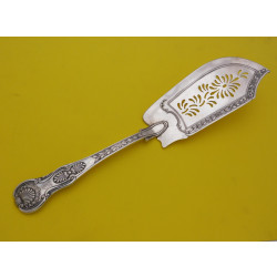 Paul Storr silver fish slice Double shell laurel
