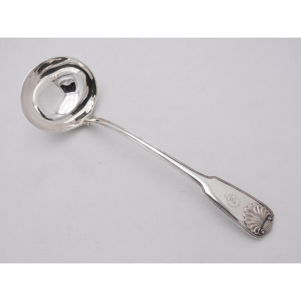 Paul Storr silver soup ladle 1819