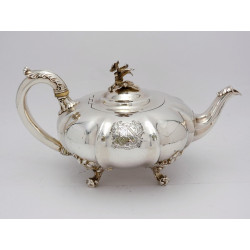 Paul Storr silver teapot London 1837