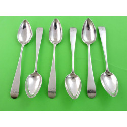 Perth silver teaspoons by James Wright