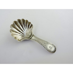 Peter Ann Bateman Georgian silver caddy spoon London 1791 PB AB