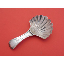 Peter Ann Bateman silver caddy spoon bright cut 1796
