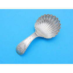 Peter Jonathan Bateman silver caddy spoon 1790 PBIB
