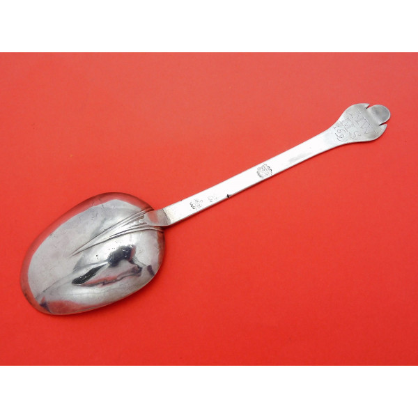 Philip Jerman silver trefid spoon Exeter 1699