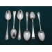 Picture back teaspoons bright cut