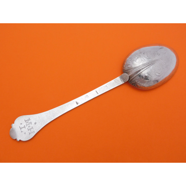Plymouth silver laceback trefid spoon John Murch