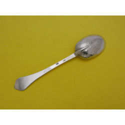 Plymouth silver laceback trefid spoon by Richard Freeman