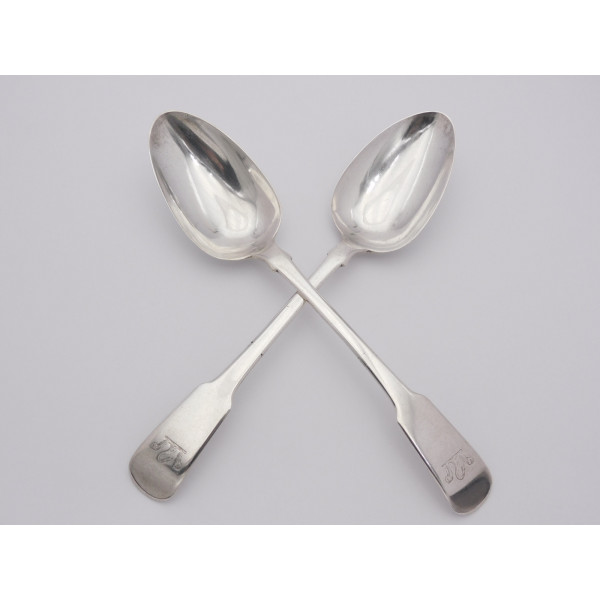 Postans Tye silver table spoons Birmingham