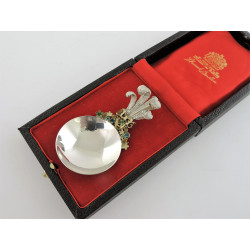 Prince Harry Silver Caddy Spoon 1982 by Stuart Devlin