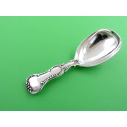 Princess pattern caddy spoon Exeter 1859 James Josiah Williams