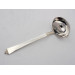 Pyramid sterling silver sauce ladle by Georg Jensen