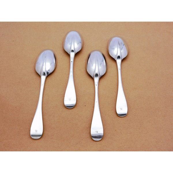 Queen Anne Silver Pierre Platel table spoons London 1709