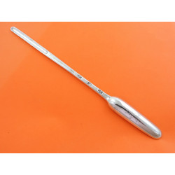 Queen Anne reversible silver marrow scoop Samuel Hitchcock 1713