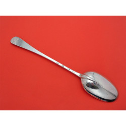 Queen Anne silver basting spoon London 1713 by Lawrence Jones