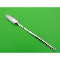 Queen Anne silver marrow scoop by John Ladyman 1712