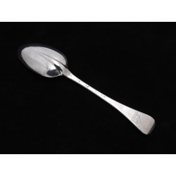 Queen Anne silver rattail table spoon 1709 Isaac Davenport