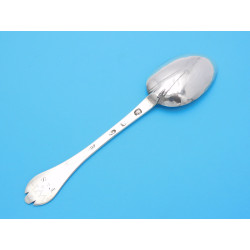 Queen Anne silver trefid spoon John Cory