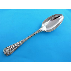 Quilted Pattern Silver table spoon by George Adams