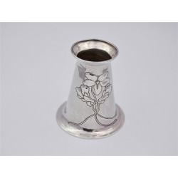Ramsden Carr Art Nouveau silver vase