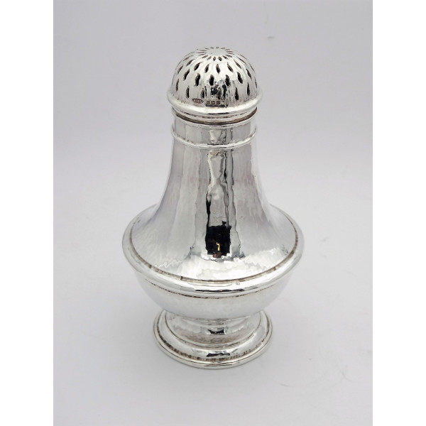 Ramsden Carr silver sugar caster London 1916