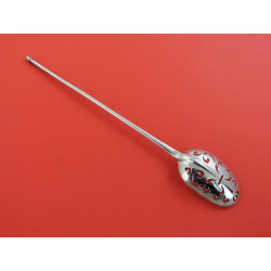 Rattail silver mote spoon 1725