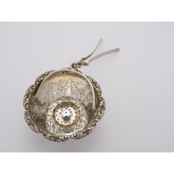 Rawlings Summers silver tea strainer 1839