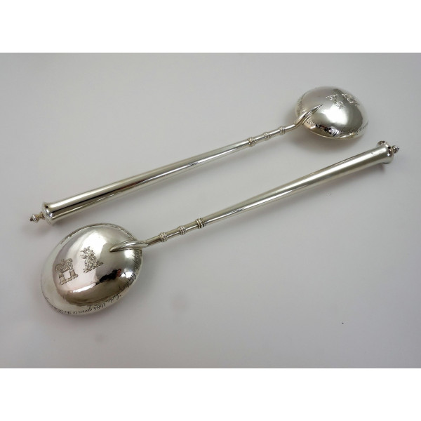 Replica silver Salisbury ladles fishmongers London 1936 Comyn